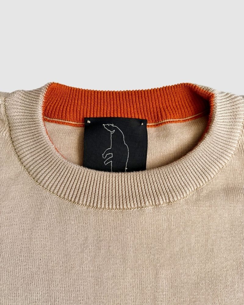 【予約】A/W TT165b コットンでできたニットプルオーバー（8月）