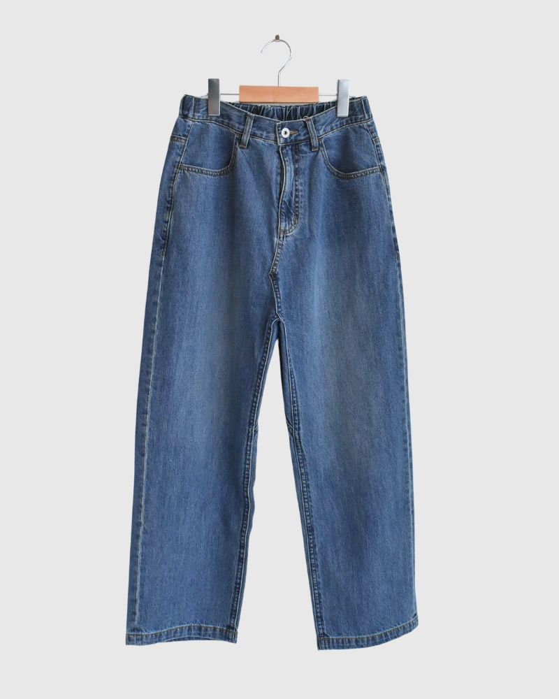 Kelen サルエル デザイン デニム パンツ 'JENA' Indigo ケレン – miel