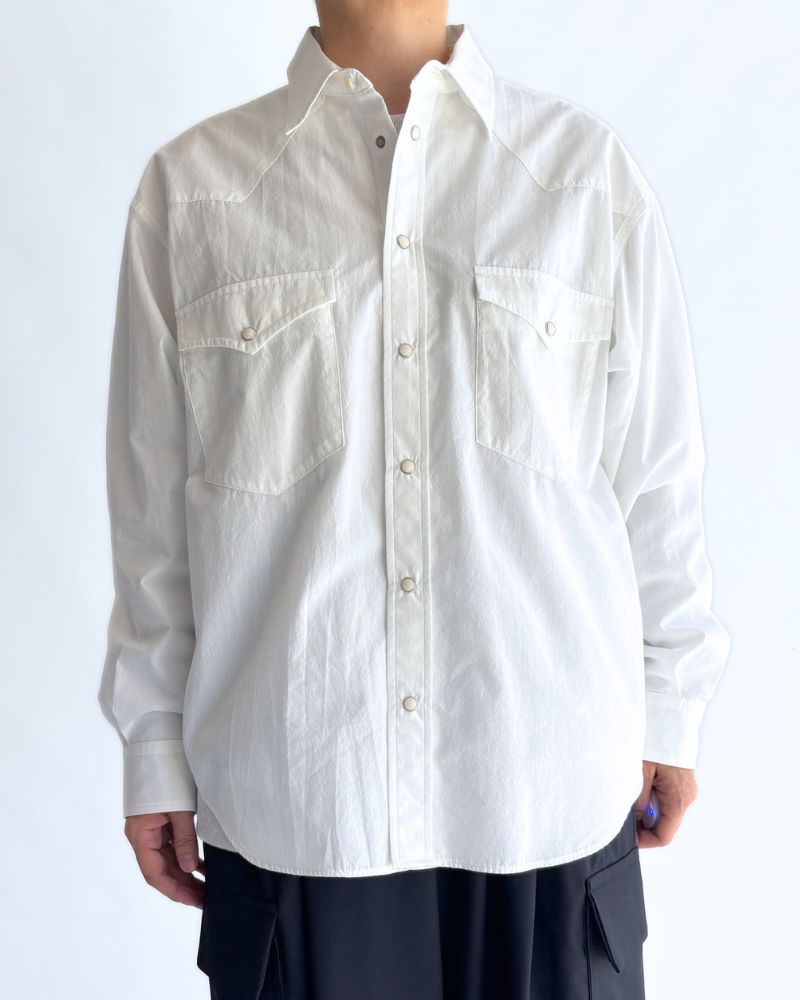 BRENDA-W ウエスタンシャツ White