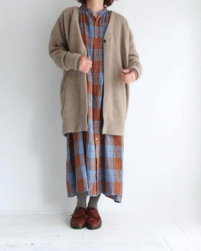 ラクリッチ ロングカーディガン Natural