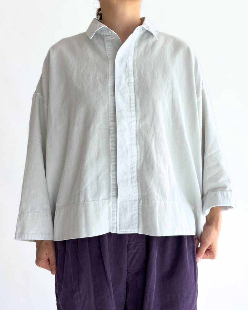 ソフトツイルシャツ IceGray