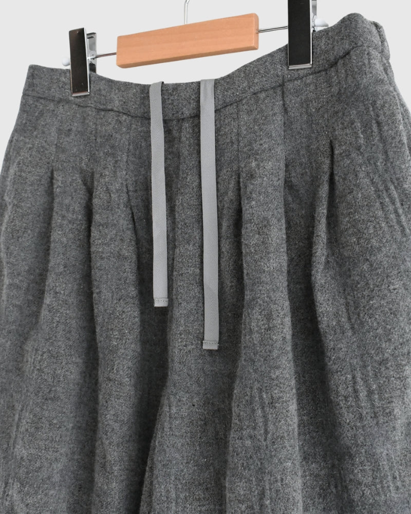 ウールチェックパンツ Gray