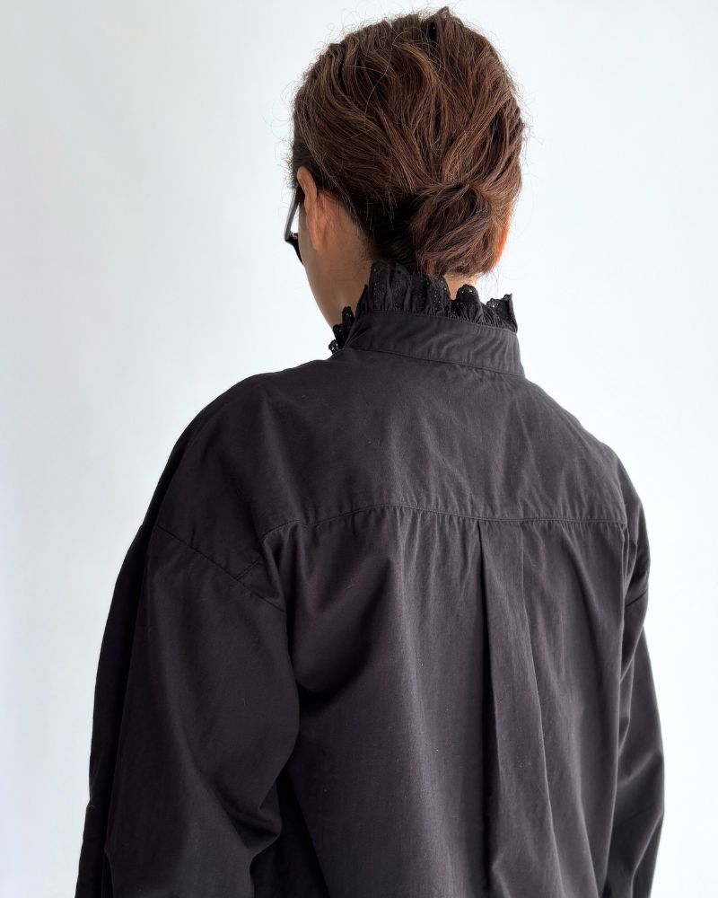 ヴィンテージレースブラウス Black