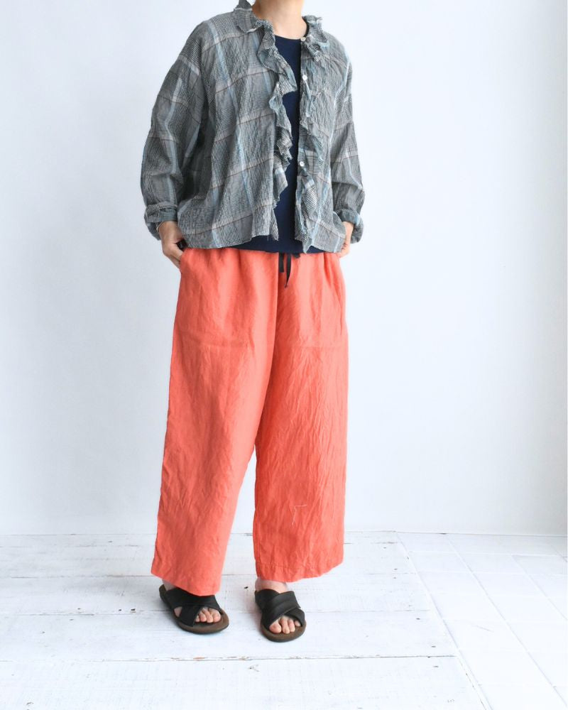 ノースリーブ ドロストTシャツ Navy