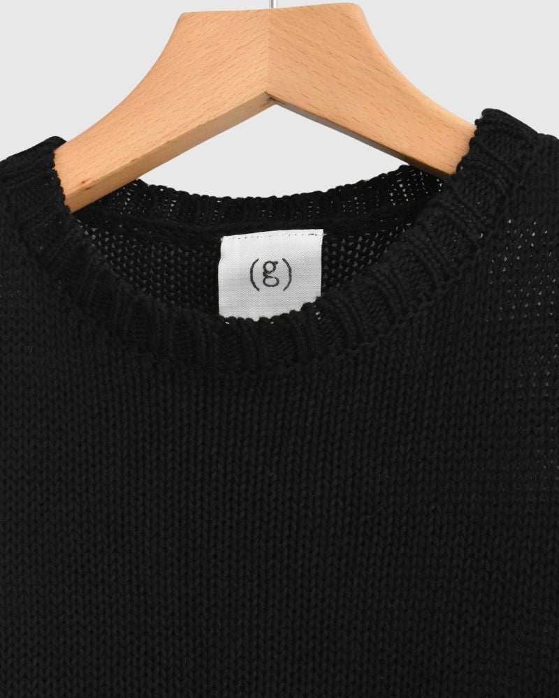 ローゲージギマニットベスト Black