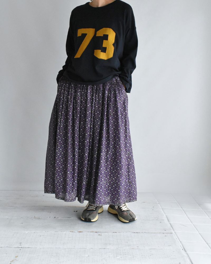 ナンバリング ワイドTシャツ Navy