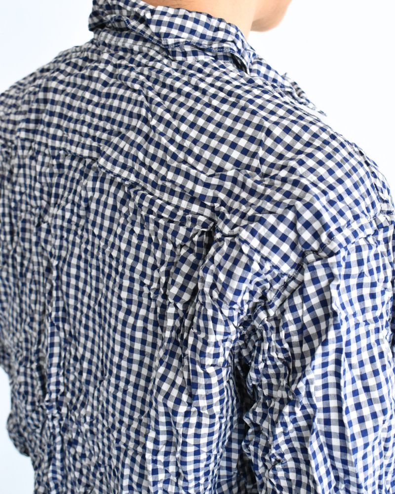 REGULAR COLLAR L/SL SHIRTS BlueGingham
