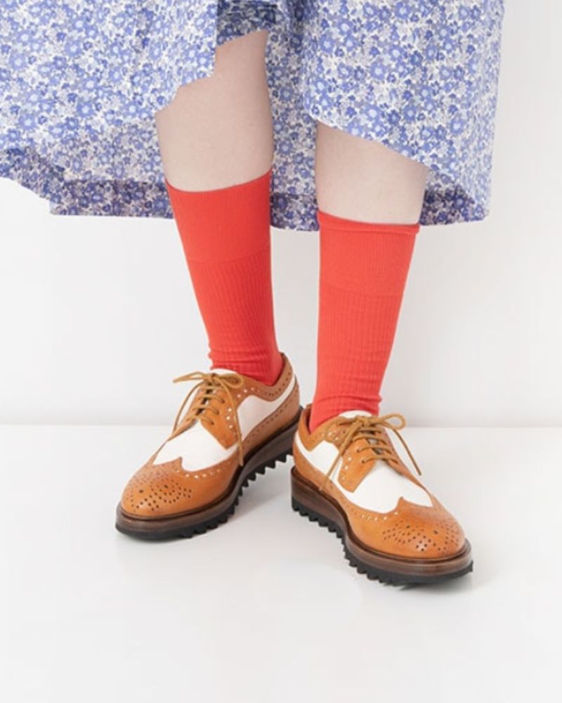 5カラーリブソックス