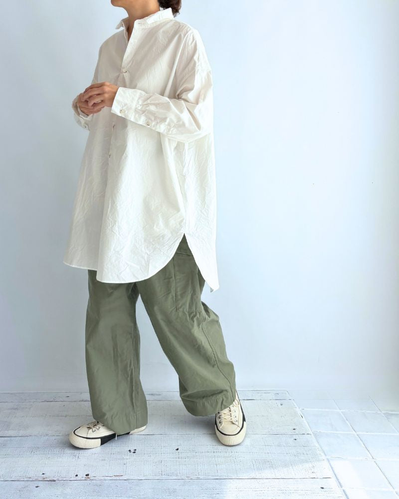 タイムレスロングシャツ White