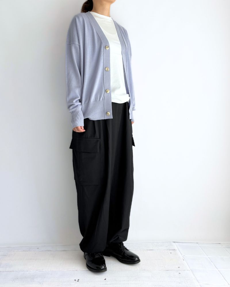 メリノダディカーディガン Lavender