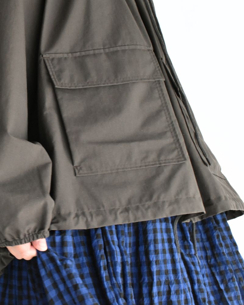 オーバーサイズ フーディジャケット Brown
