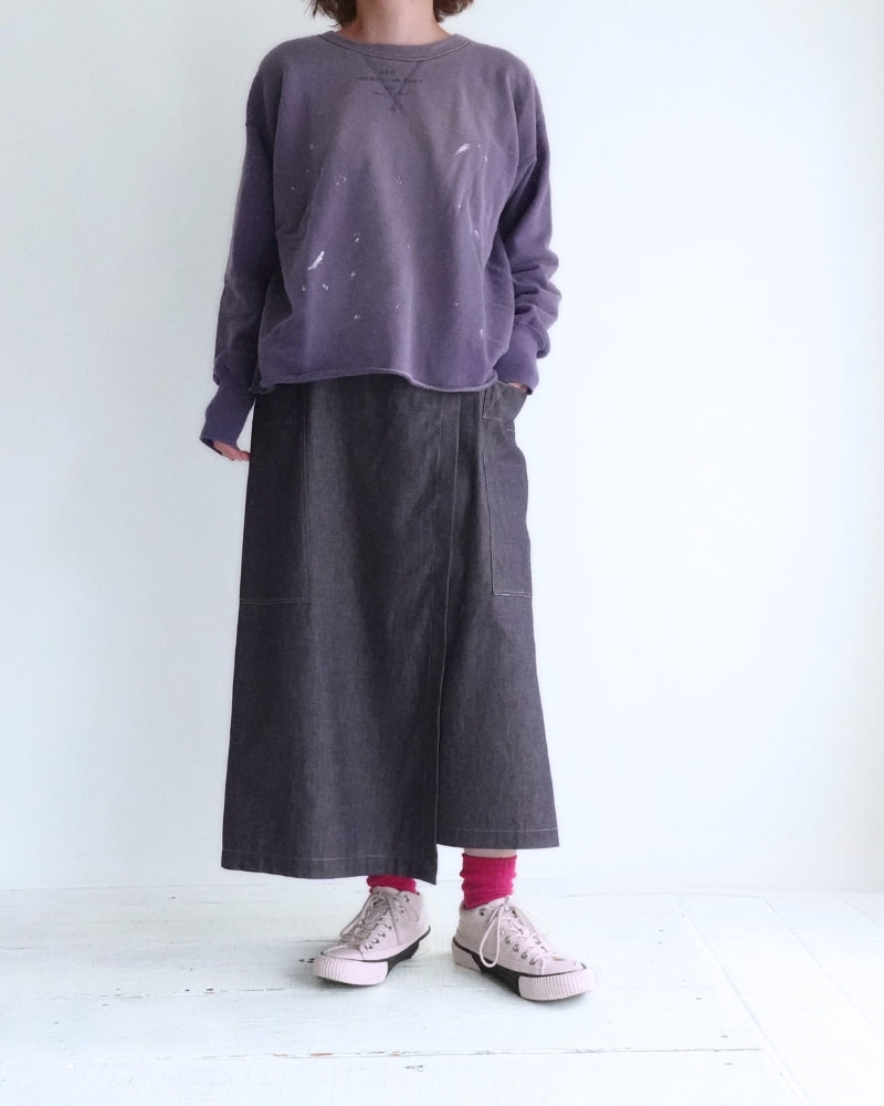 ビンテージウラケダブルガゼットプルオーバー LightPurple