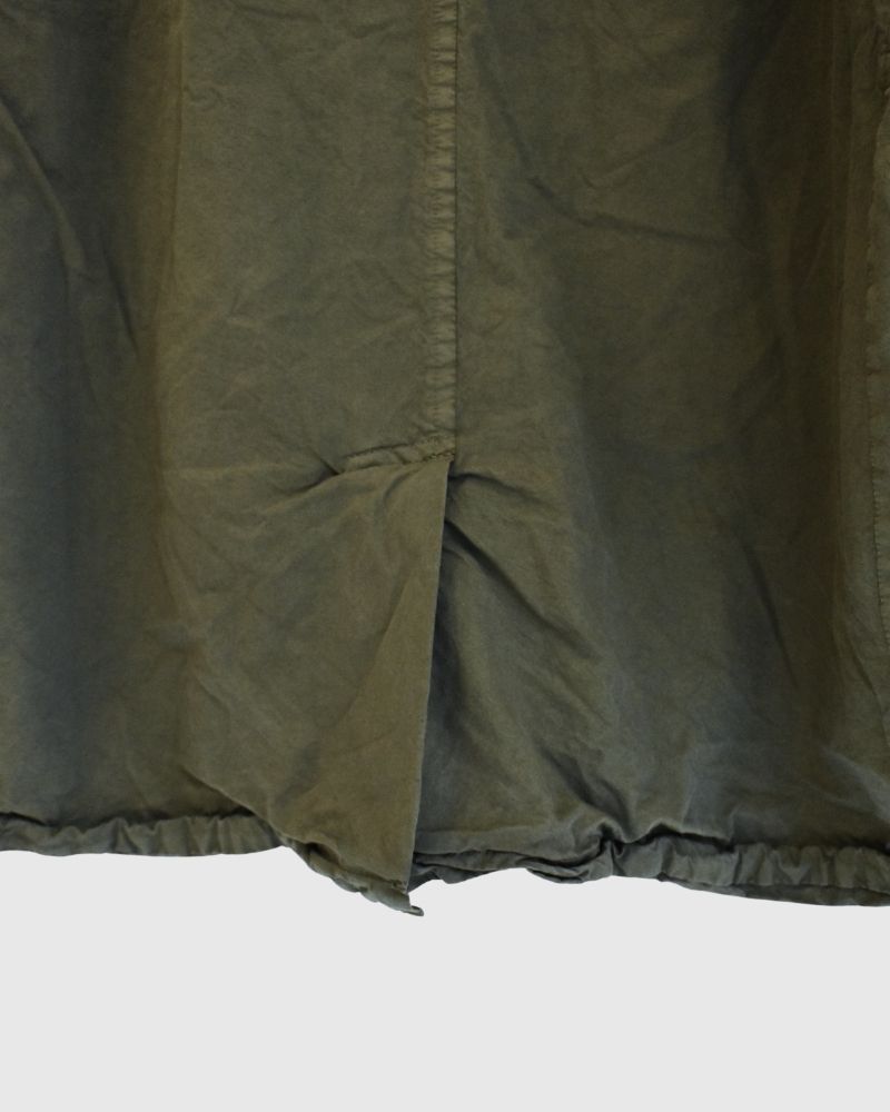 ガーメントダイショートコート Khaki
