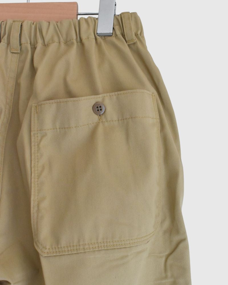 PE/Cツイル センタープレスパンツ Beige