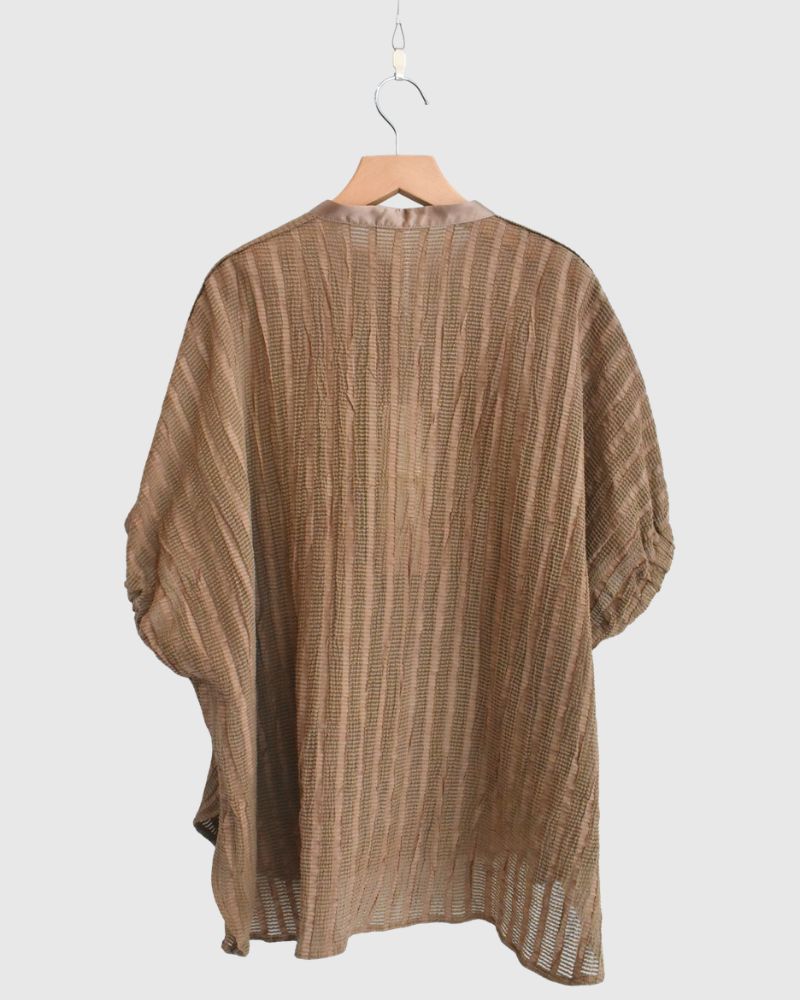 ワイドスクエアブラウス Beige