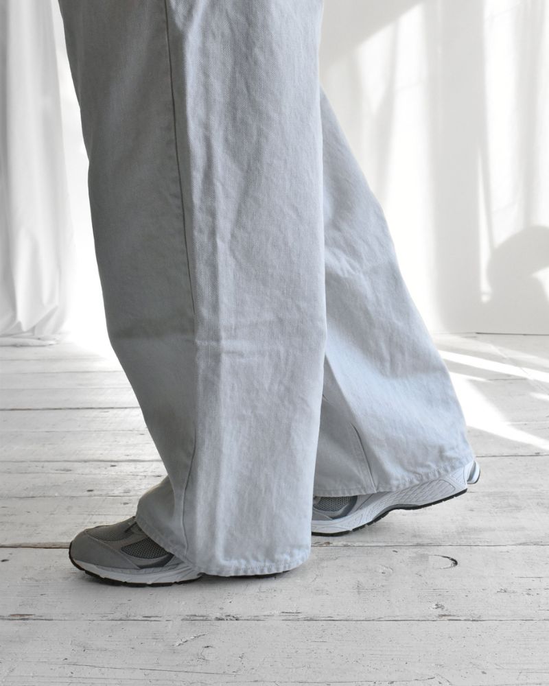ワイドデニムパンツ Gray