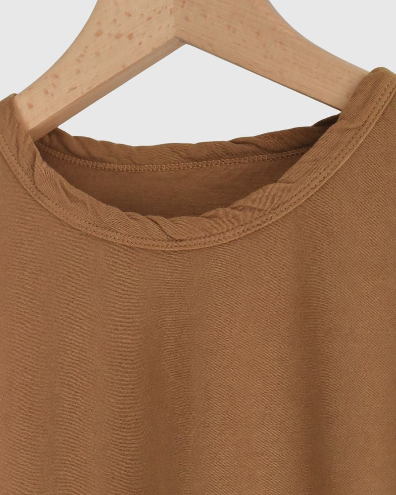 強撚天竺クルーネックロングスリーブ