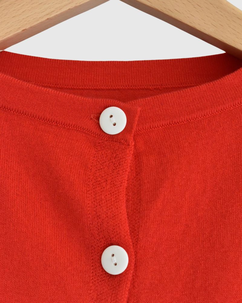 5COL 2WAY カーディガン Vermilion