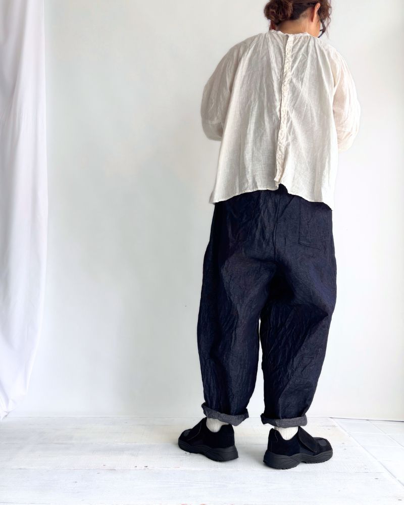 ライトデニムスローパンツ Indigo