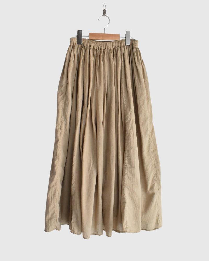 RAJASTHAN GATHERED SKIRT Beige