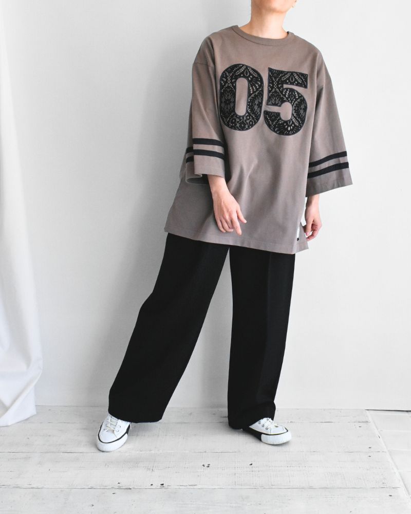 2WAYナンバリングトップ 'KEATS' Grayge