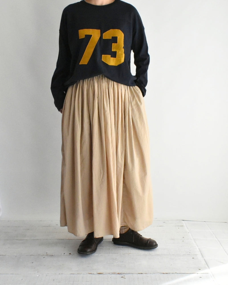 RAJASTHAN GATHERED SKIRT Beige