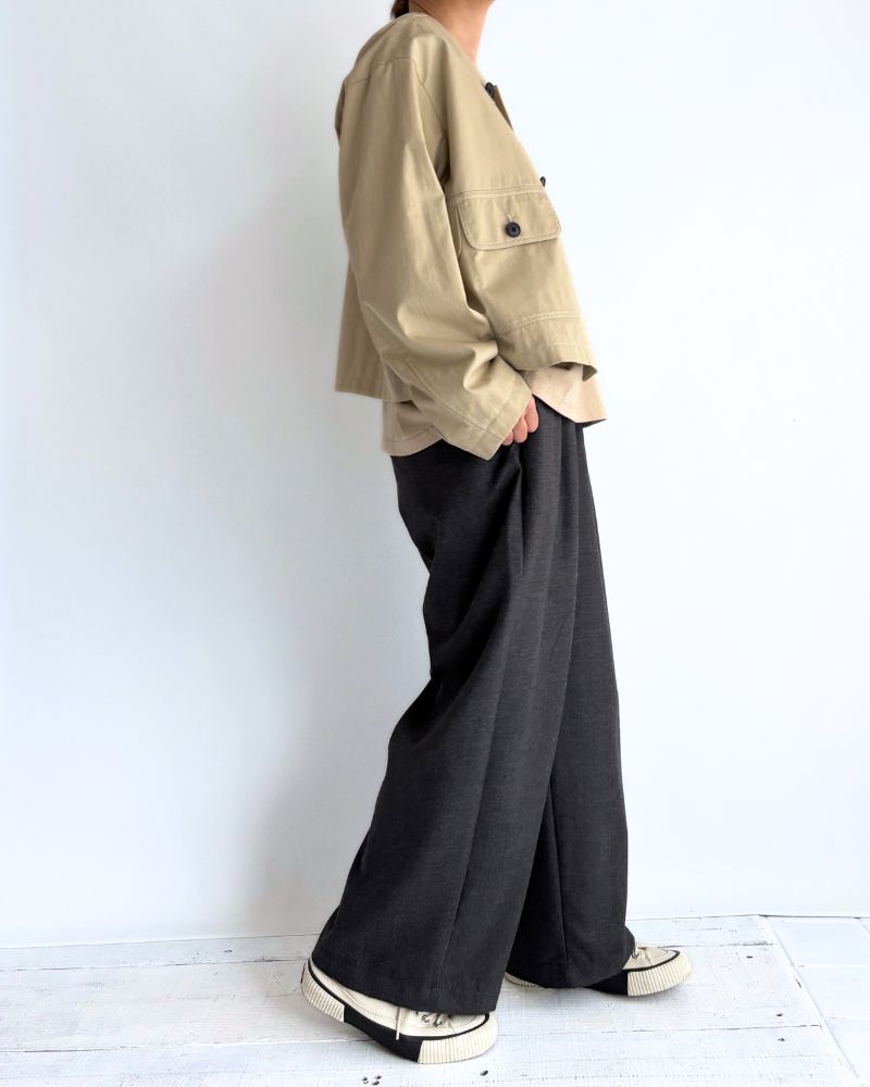 ROCKY-GABA カラーレスジャケット Beige