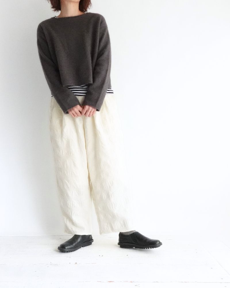 ラクリッチ クルーネックニットプルオーバー Rabbit
