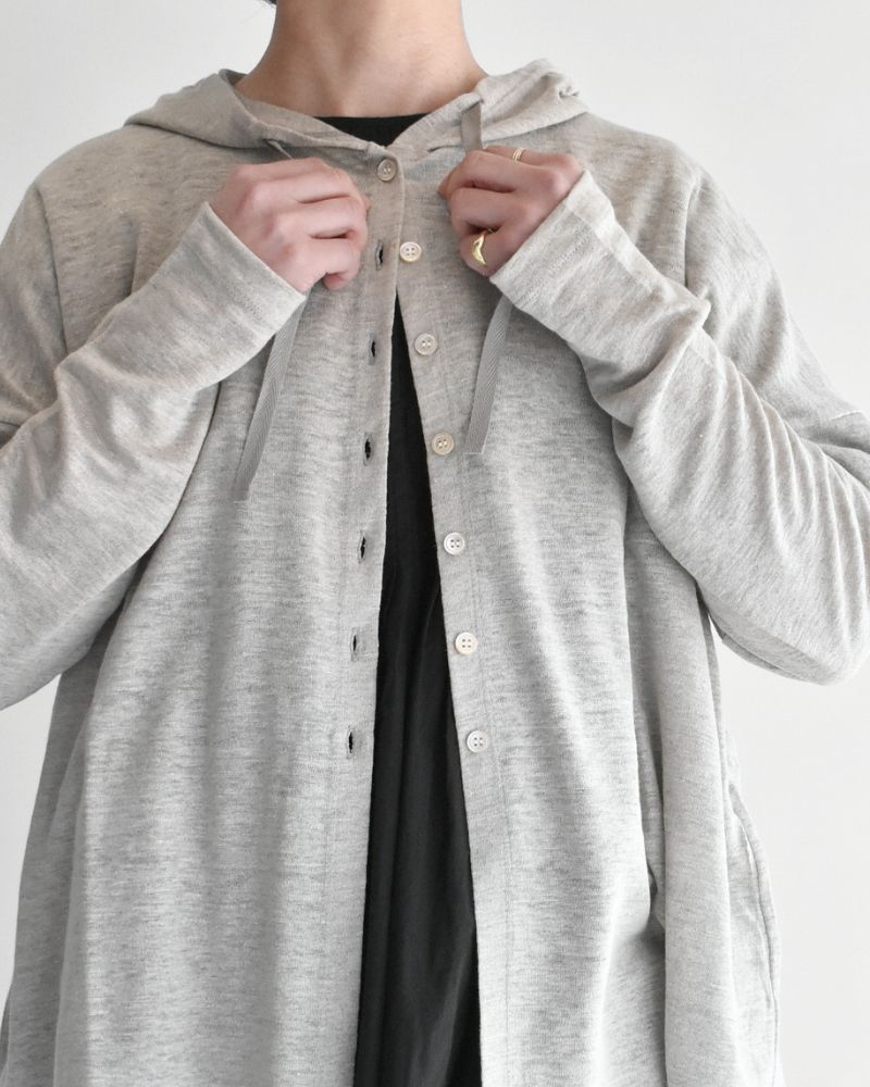 フードカーディガン（LINEN） Natura