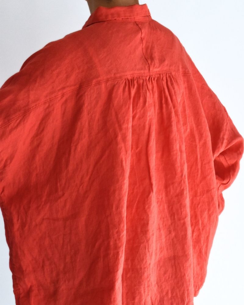 フレンチリネンシャツ Red