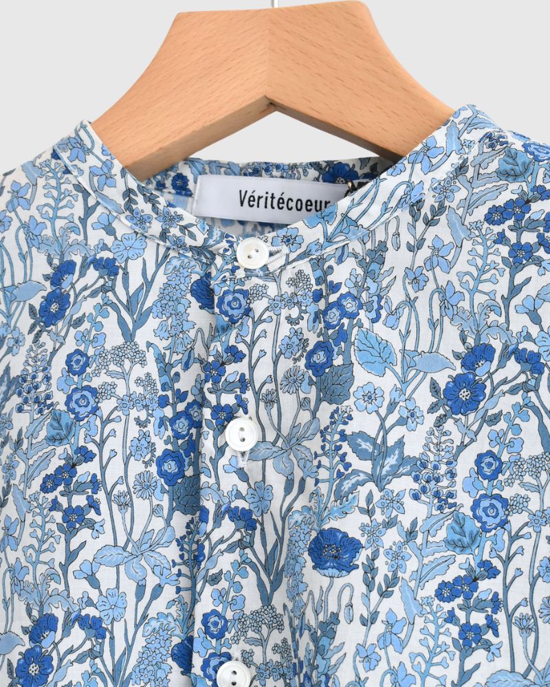 LIBERTY PRINT シャツブラウス Nazuna