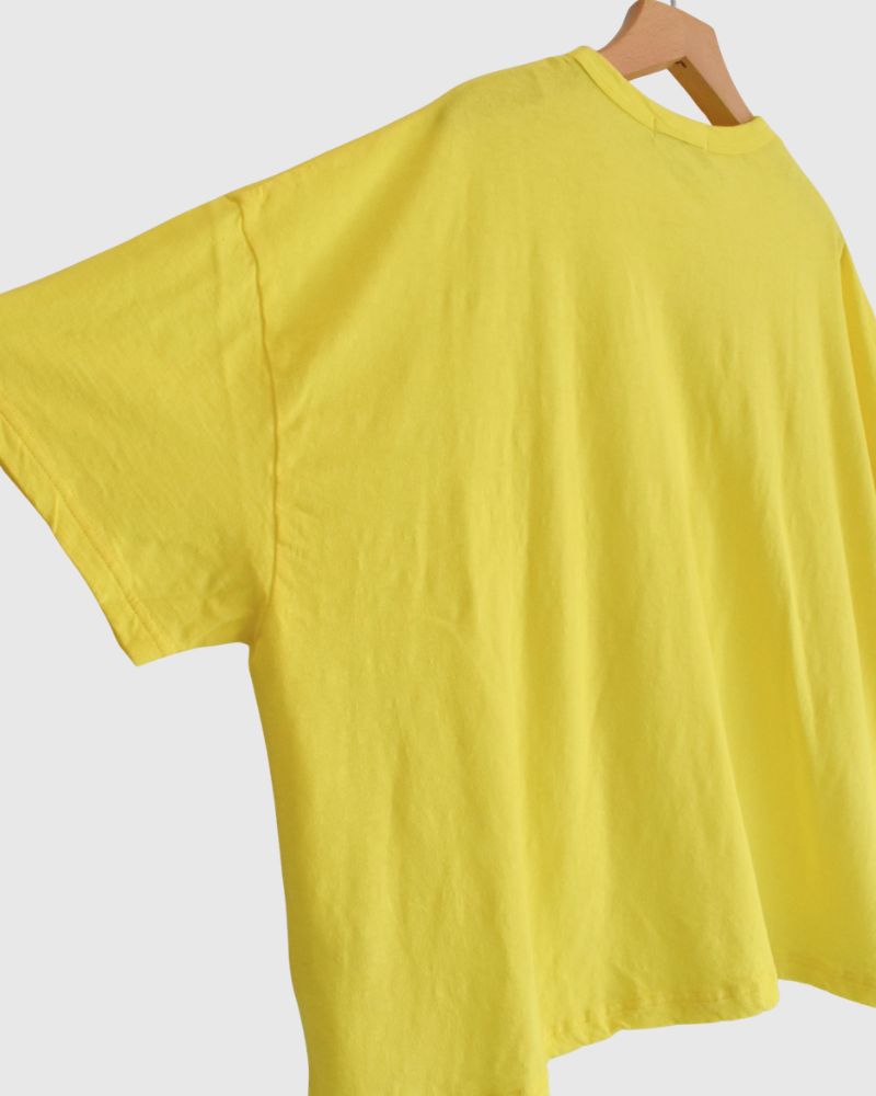 ワイドTシャツ Yellow