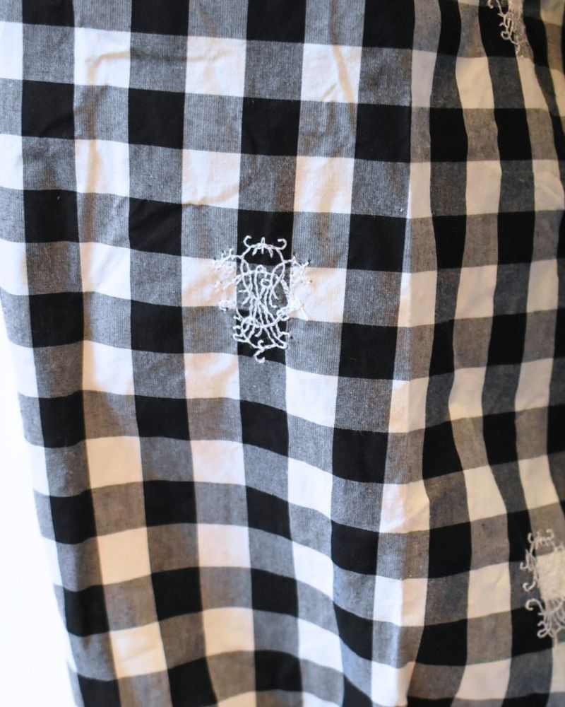【予約】S/S G1148 ORIGINAL EMBROIDERY LACE GINGHAM ameri PANTS（1月末 – 2月初旬）