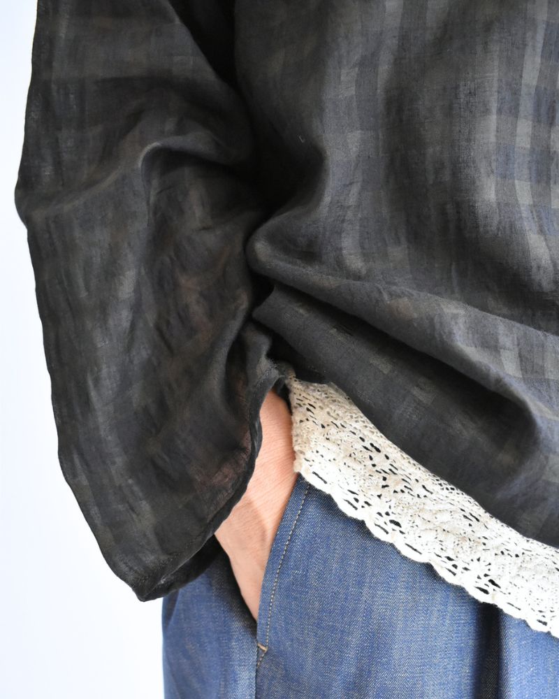DROP SHOULDER SMOCK Black