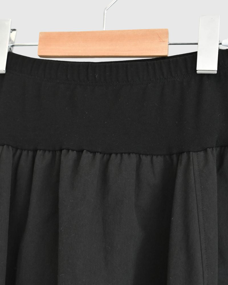 リブバレルスカート Black