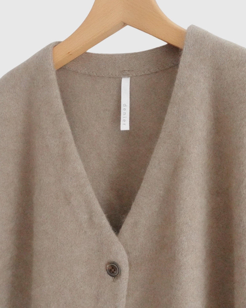 ラクリッチ ロングカーディガン Natural