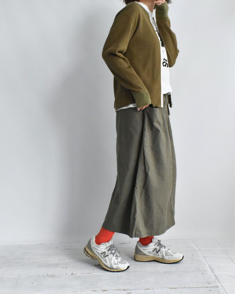 ラメサーマル リメイクカーディガン Khaki