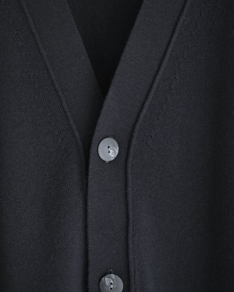 メリノダディカーディガン Navy