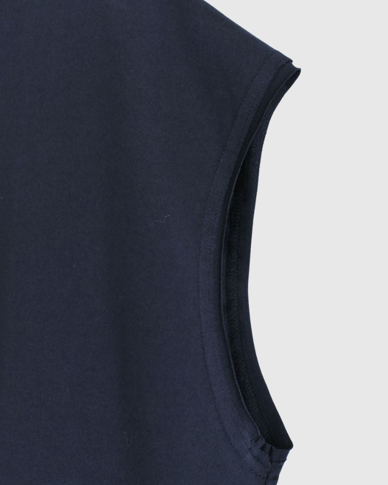 CALM フレンチスリーブTシャツ Navy