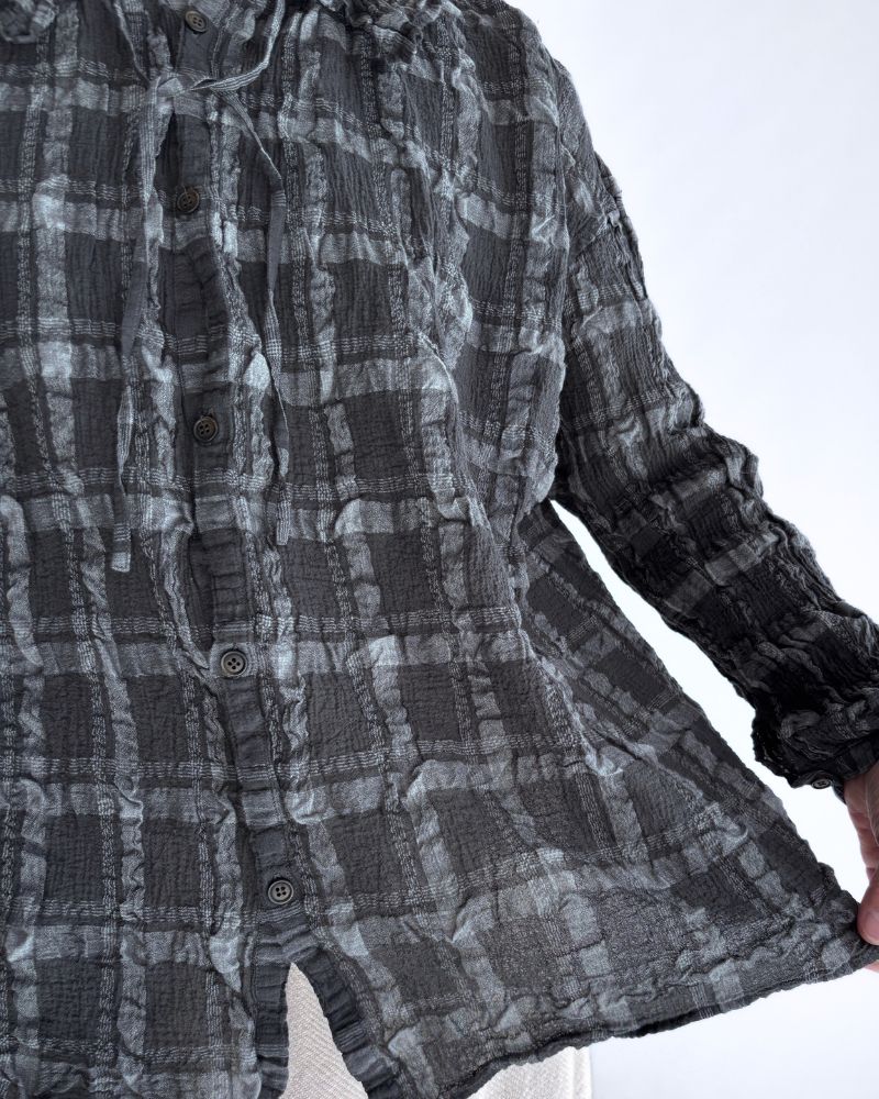 Favorite チェックブラウス GrayCheck