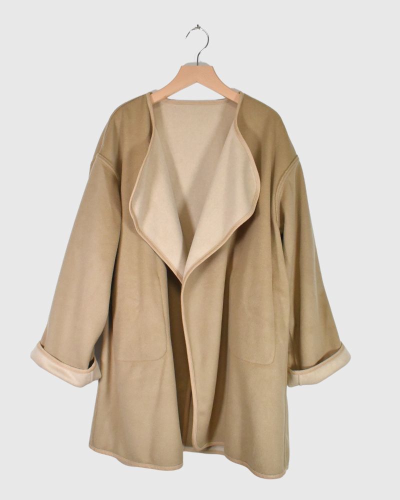 4WAY REVERSIBLE COAT 'KALIE' Beige