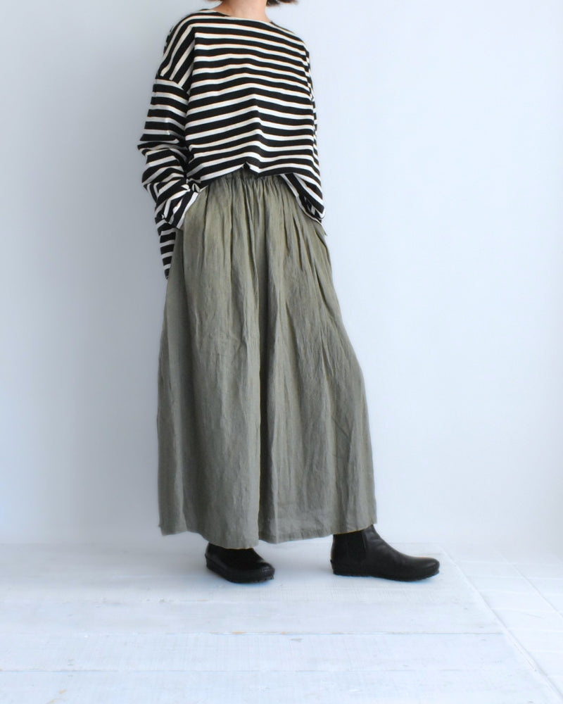 ボーダー プルオーバー Black/Natural