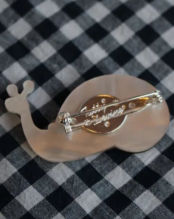SWIRLY SNAIL BROOCH