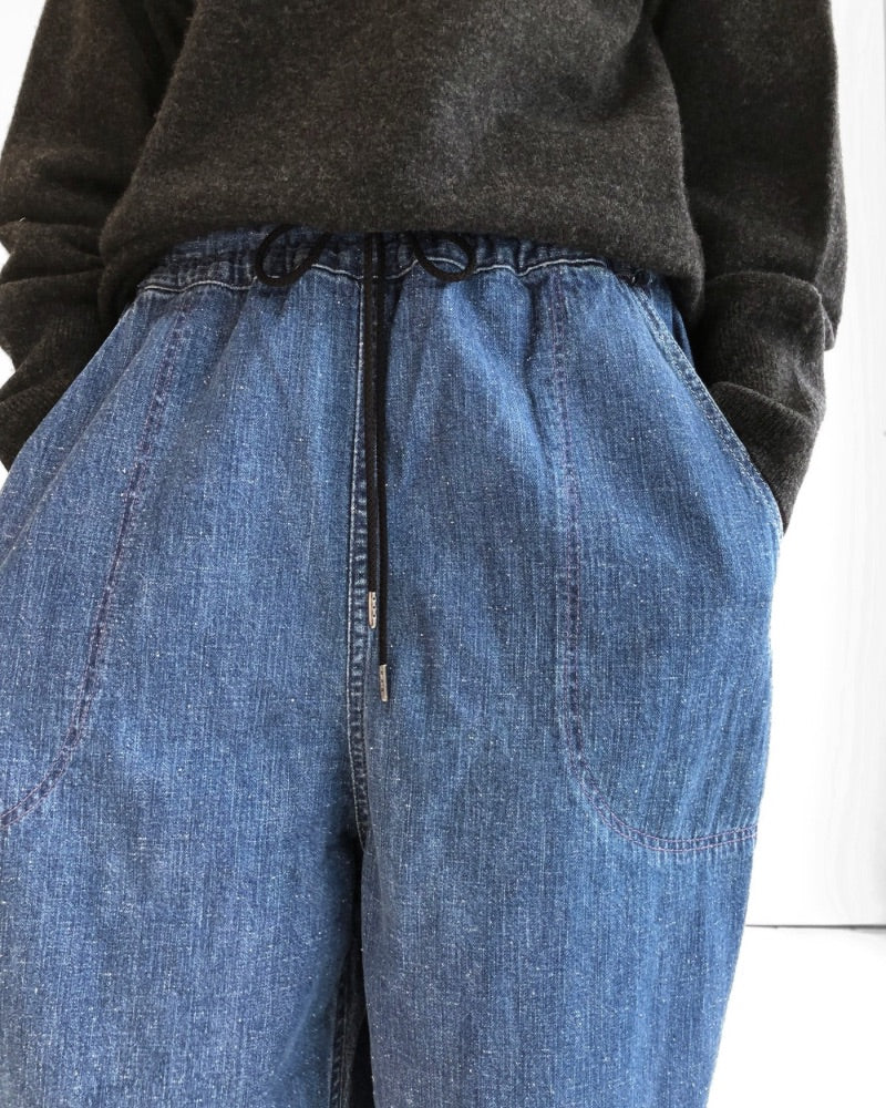 【sale】ワークデニムイージーランチPN Navy