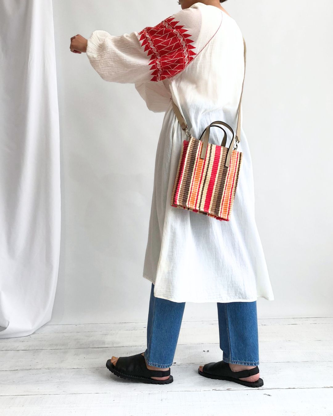 【sale】シーチングパフシシュウOP White　02