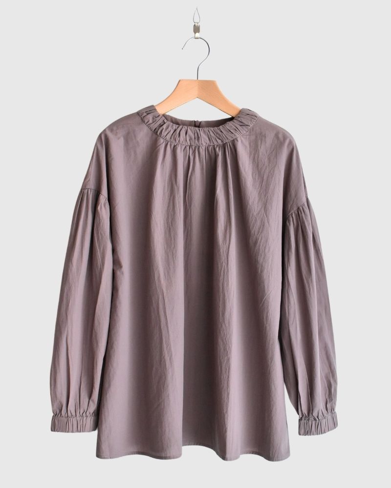 【sale】GATHER BLOUSE "ATTO" Purple