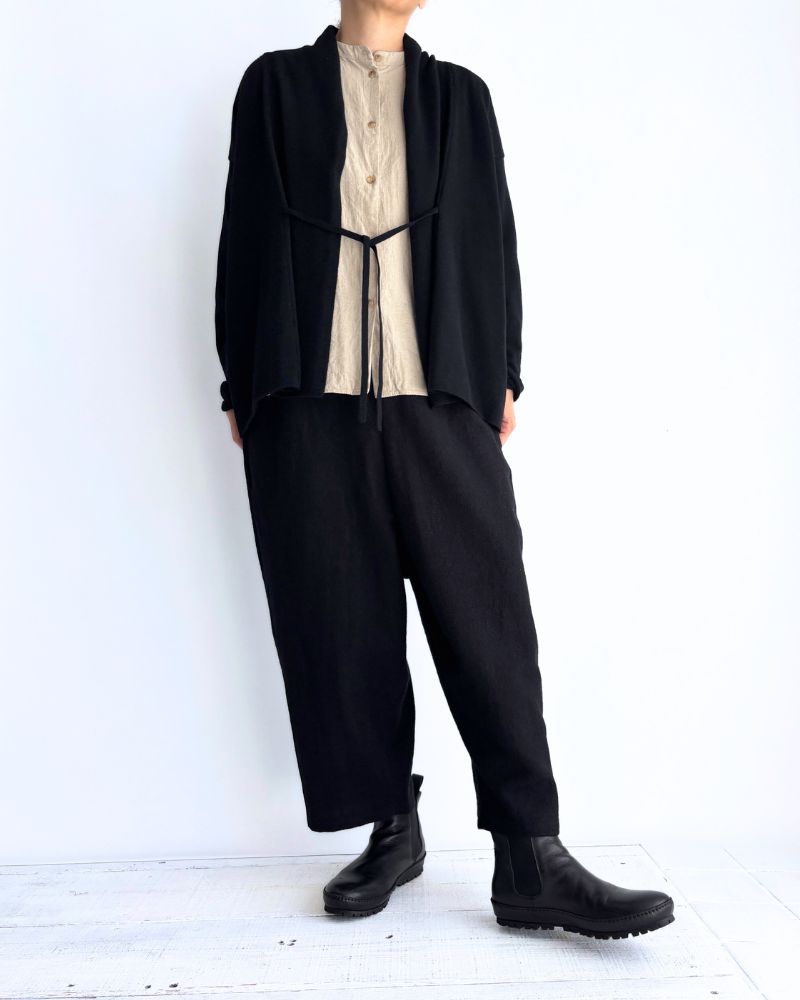 ウールパンツ Black