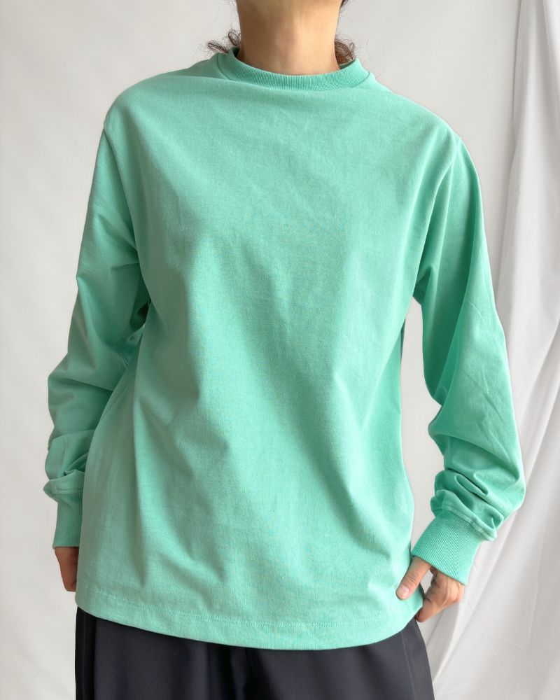 テンジククルーネックL/S TEE Mint