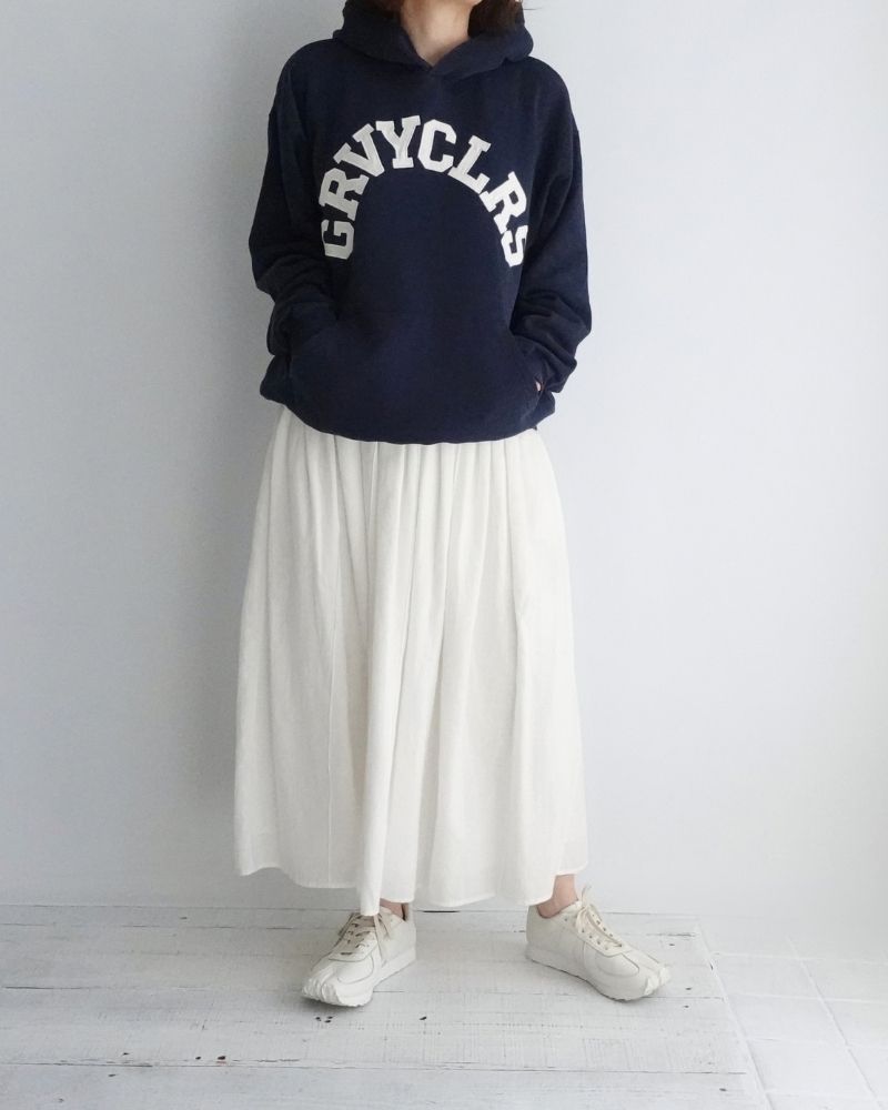 ウラケ GRVYCLRS アップリケ パーカー (MENS) Navy