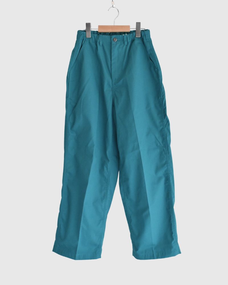 PE/Cツイル センタープレスパンツ LightGreen